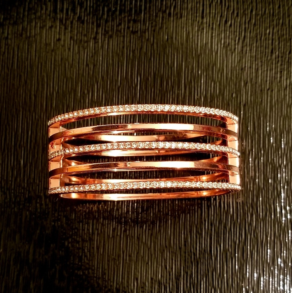 Rose Gold & Diamond Bracelet- Costume